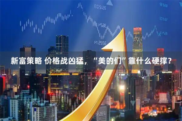 新富策略 价格战凶猛，“美的们”靠什么硬撑？
