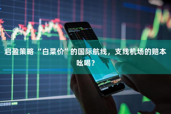 启盈策略 “白菜价”的国际航线，支线机场的赔本吆喝？
